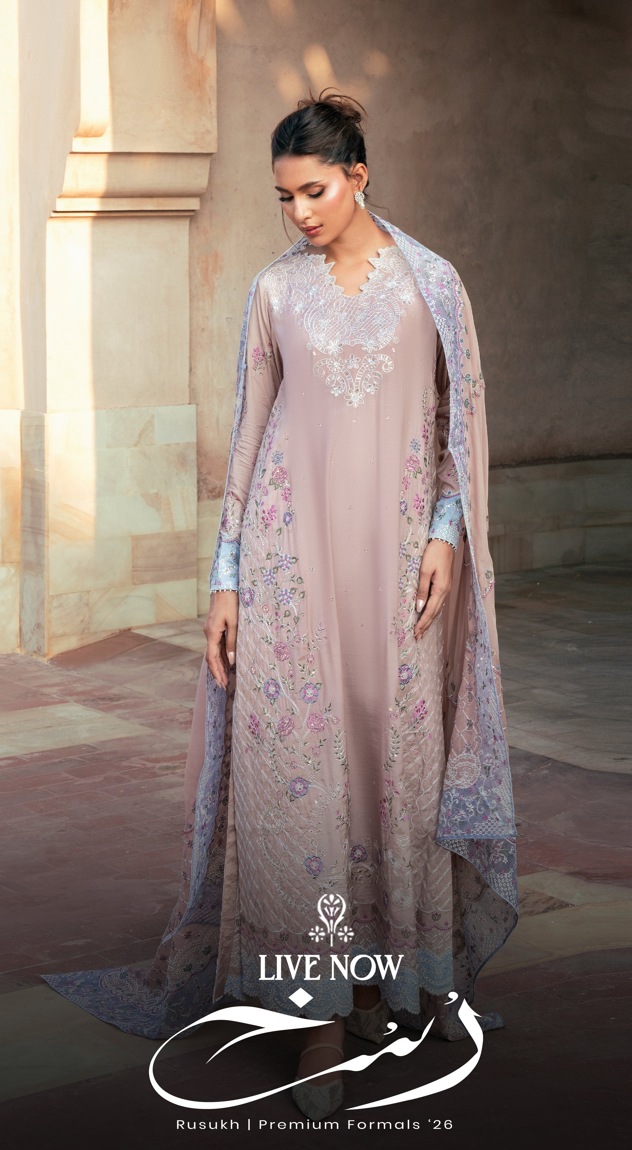formal unstitched dress Luxury Collection 25.12SID