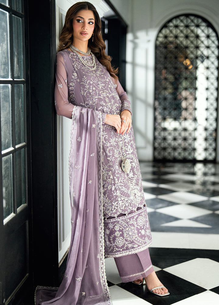 CT 27001 Periwinkle - Maison d'Or Embroidered Chiffon Unstitched 3 ...