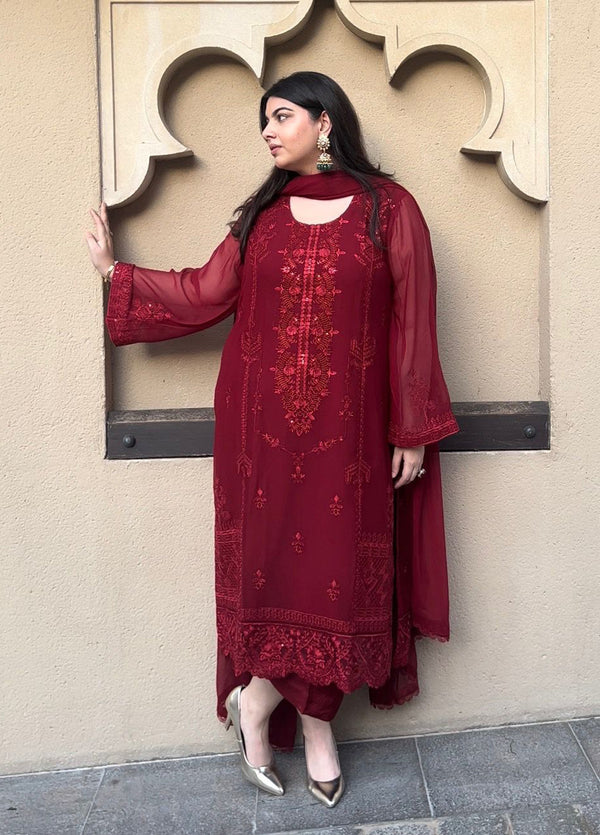 SAH-1011 Scarlet - Ella Formals