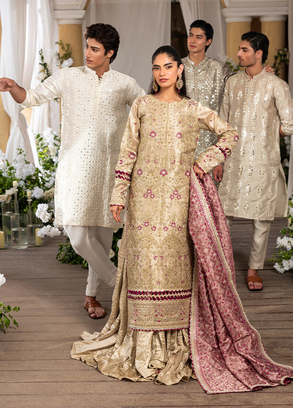 CT 29005 Gold Love - Haye Dil | Unstitched | 3 Piece