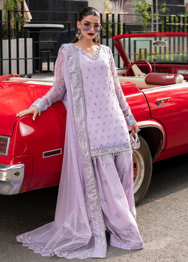 CT 25002 Lavendine - At First Glance | Unstitched Chiffon | 3 Piece