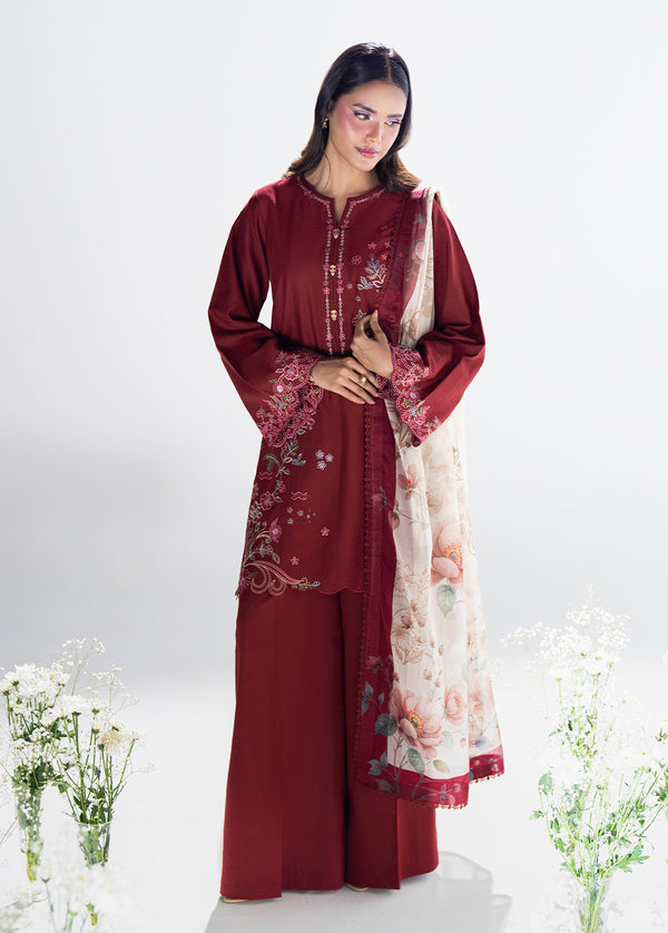 Mulberry Embroidered Dobby Lawn 3-Piece Pret