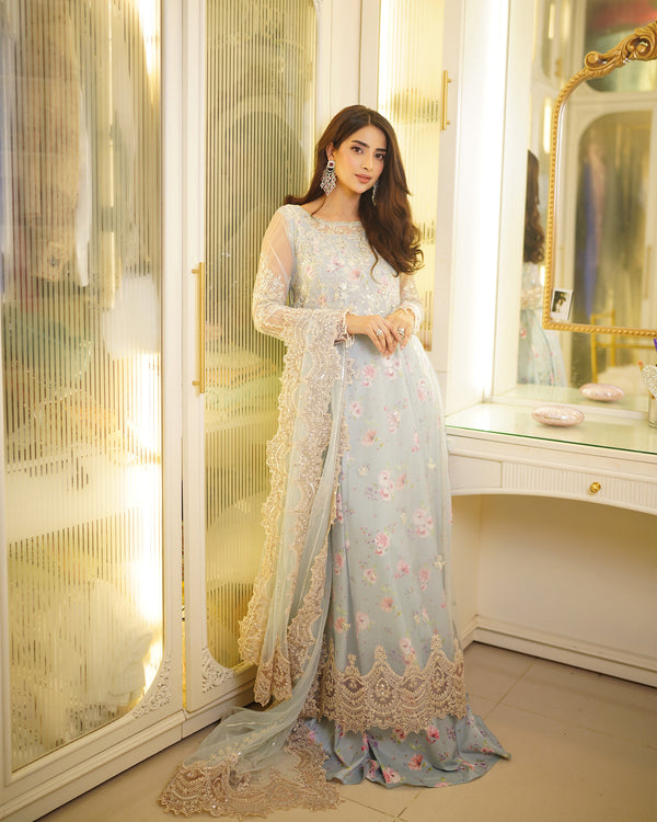 FU6607 Kayra - RUSUKH | Embroidered Unstitch Formals | 3 Piece