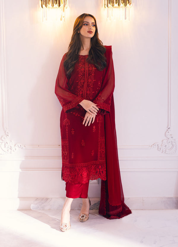 SAH-1011 Scarlet - Ella Formals | Ready to wear | 3 Piece