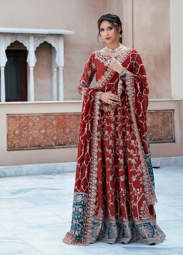 FU6604 Renisa - RUSUKH | Embroidered Unstitch Formals | 3 Piece