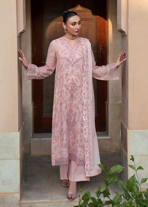 FU6606 Aleiha - RUSUKH | Embroidered Unstitch Formals | 3 Piece